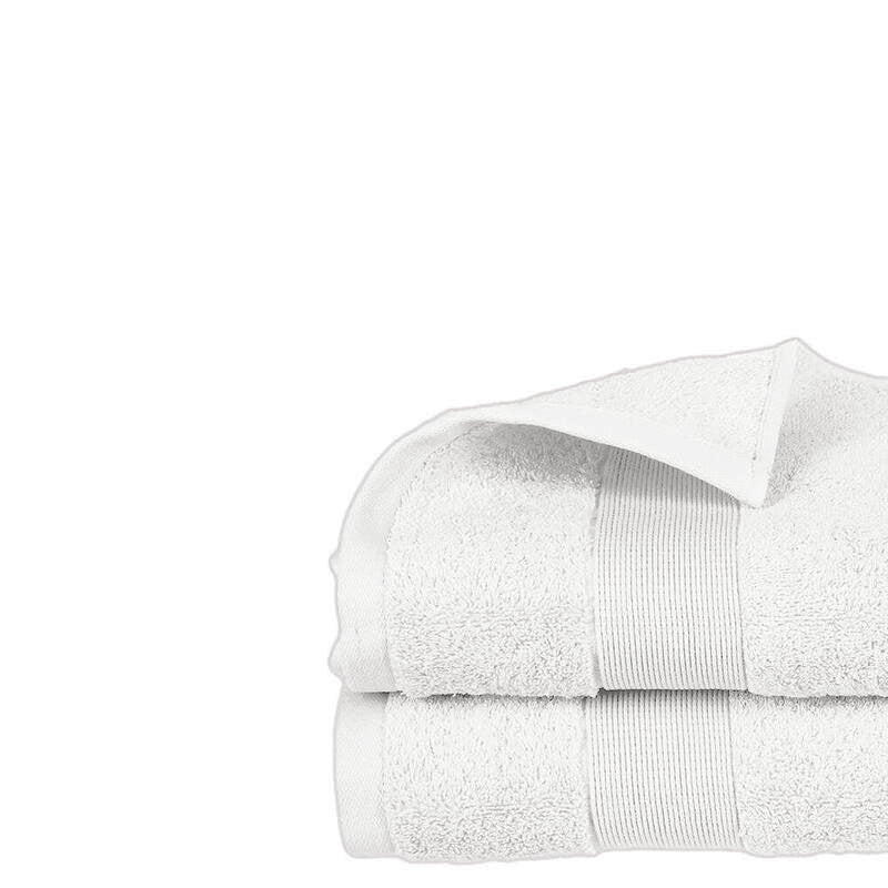 Pack De 2 Unidades - Toalla De Rizo 450 G / M² Color Blanco 30 X 50 Cm