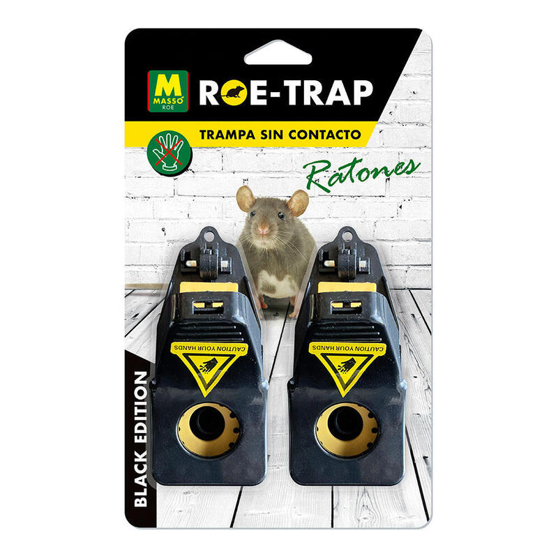 Pack De 2 Unidades - Trampa Para Ratones Black Edition, 2 Uds