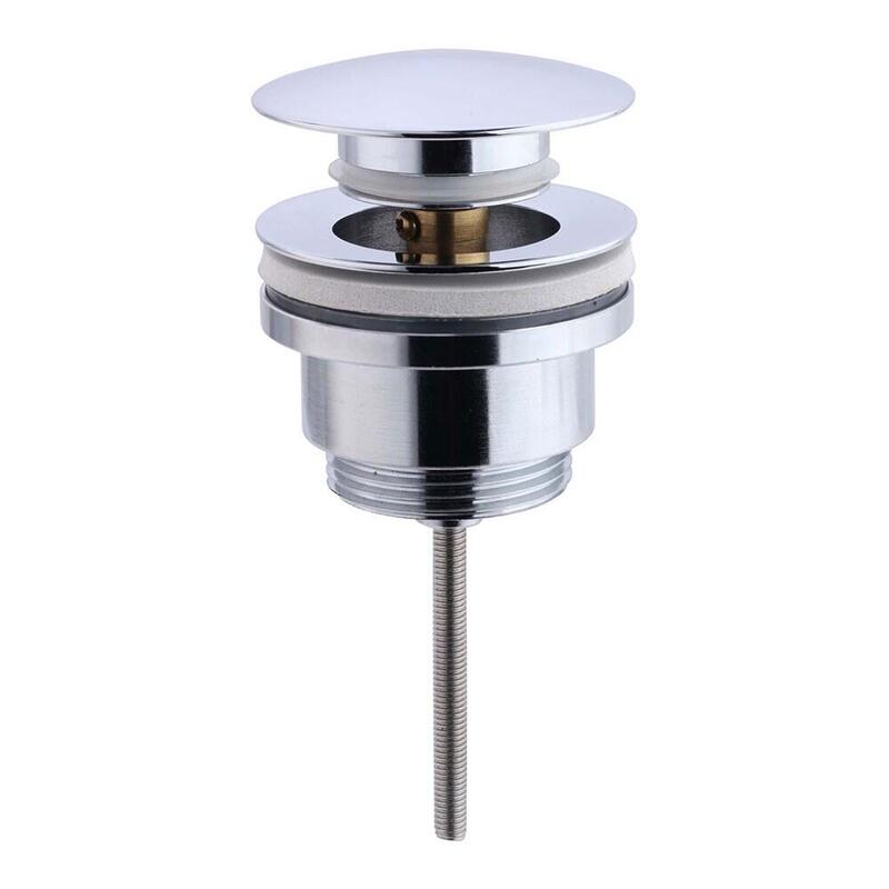 Pack De 2 Unidades - Válvula Clic-Clac Grande Con Tornillo 1 ¼ Pulg, Ø66 X 65mm
