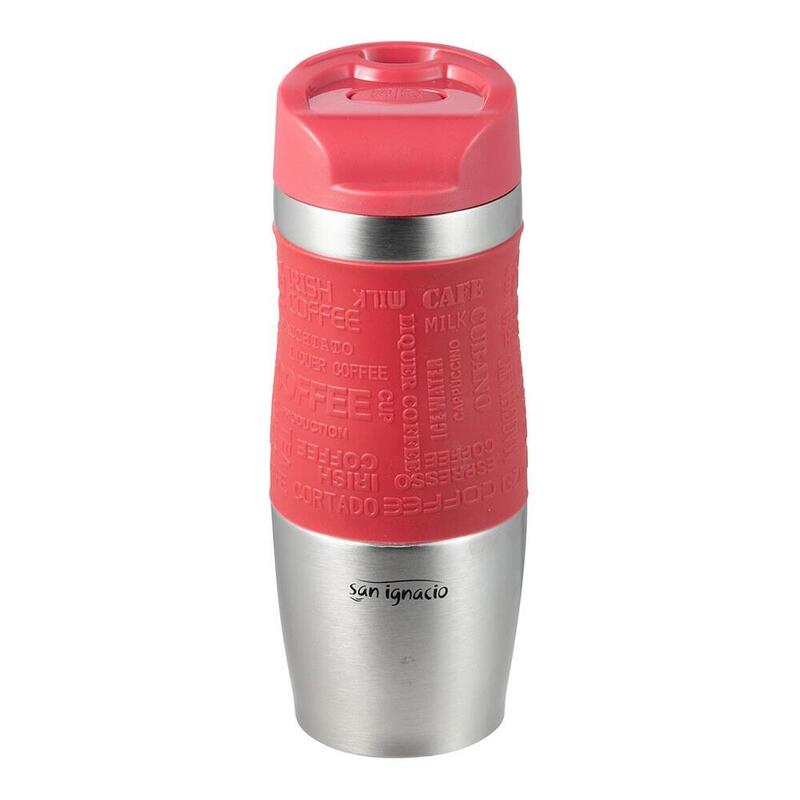 Pack De 2 Unidades - Vaso De Viaje De Acero Inoxidable, Rojo Mate, Experto, 360 Ml