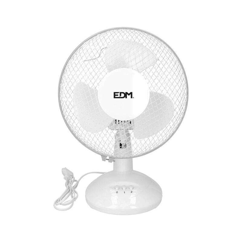 Ventilador Pack De 2 Unidades De Sobremesa Blanco: 25 W; 41 Db; Aspas: Ø23 ; 27 X 24 X 36 Cm