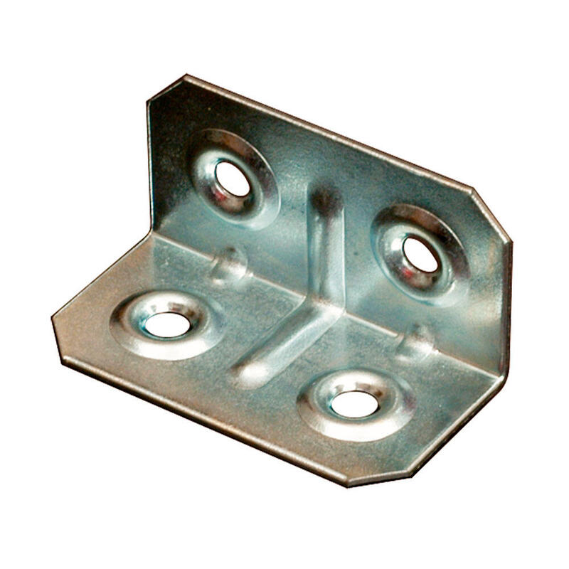 Pack De 20 Unidades - Ángulo Refuerzo An05 Zincado 20 X 20 X 40 Mm