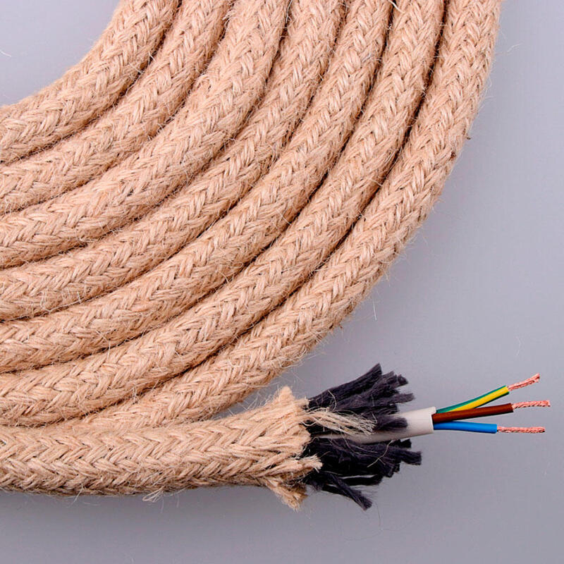 Pack De 20 Unidades - Cable De Cuerda De Yute Redondo 3 G 0,75mm 20m Euro/M