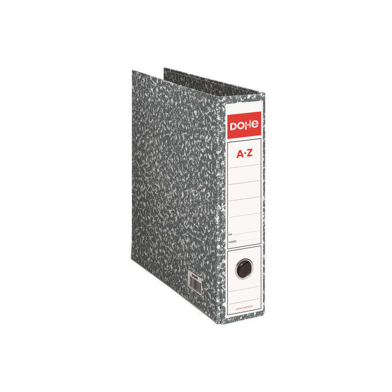 Pack De 20 Unidades Dohe Archivadores Jaspeados - Carton Forrado Con Papel Impreso - Cantoneras Metalicas - Ollao Y