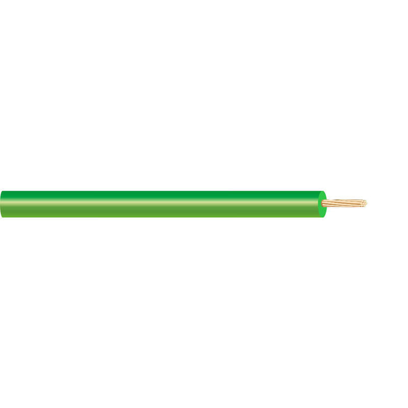 Pack De 200 Unidades - Cablecillo H05v-K 0,50 Mm² Verde Euro/M