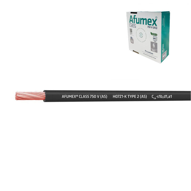 Pack De 200 Unidades - Cablecillo H07z1-K(As) 1,5 Mm² Negro Euro/M