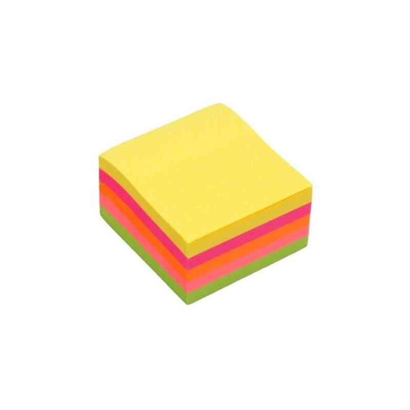 Pack De 24 Unidades Bismark Taco De 250 Notas Adhesivas 50x50mm - 5 Colores Neon