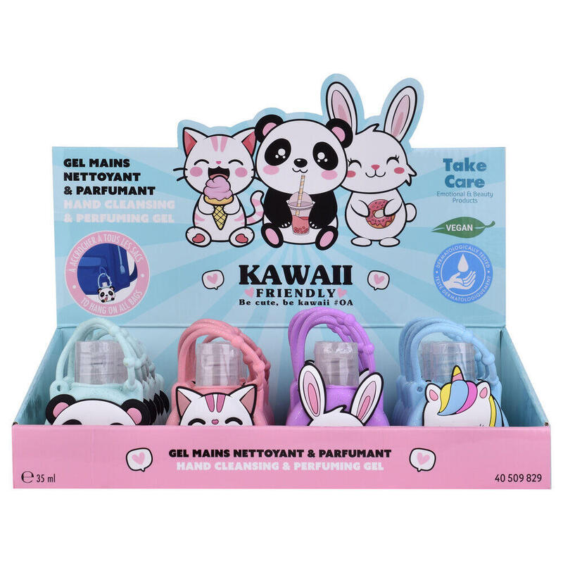 Pack De 24 Unidades - Gel Desinfectante Manos Kawaii Surtido