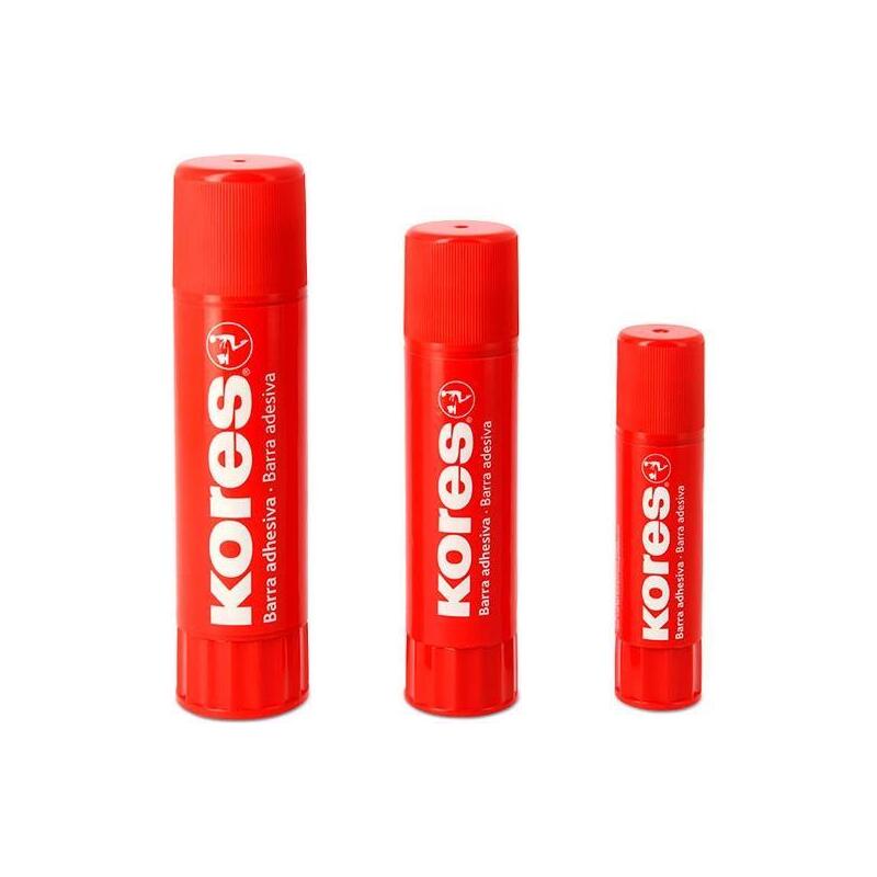 Pack De 24 Unidades Kores Pegamento En Barra 20gr Incoloro