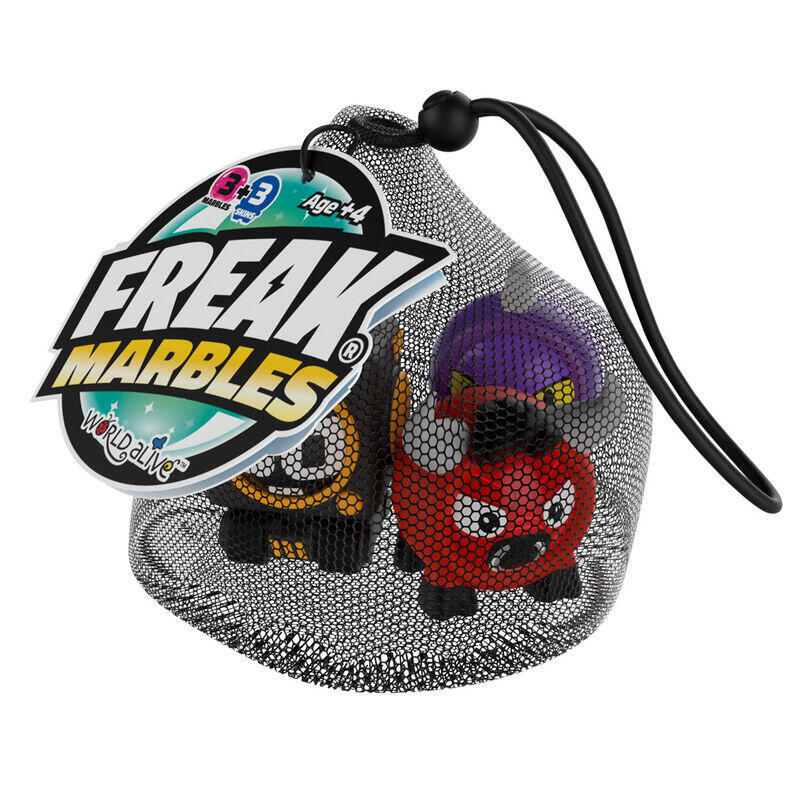 Pack De 24 Unidades - Set 3 Canicas Freak Marbles Surtido