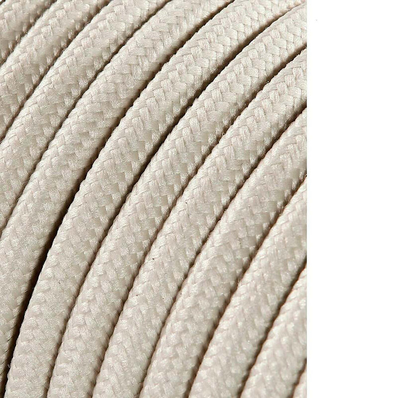 Pack De 25 Unidades - Carrete Cable Cordón Tubular H03vv-F 2 X 0,75 Mm² Algodón, 25 M