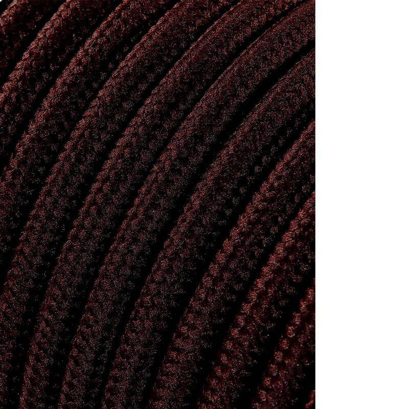 Pack De 25 Unidades - Carrete Cable Cordón Tubular H03vv-F 2 X 0,75 Mm² Marrón, 25 M