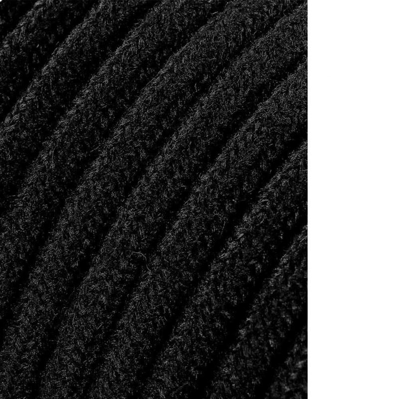 Pack De 25 Unidades - Carrete Cable Cordón Tubular H03vv-F 2 X 0,75 Mm² Negro, 25 M