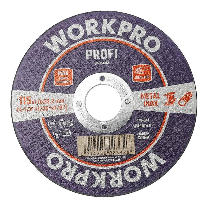 Pack De 25 Unidades - Disco De Corte Metal E Inox T41, Profi, Ø115 X 1,0 X 22,2 Mm