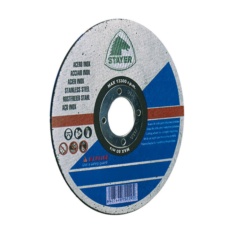Pack De 25 Unidades - Disco Extrafino Inox Standard, Ø115 X 1,0 X 22,23 Mm