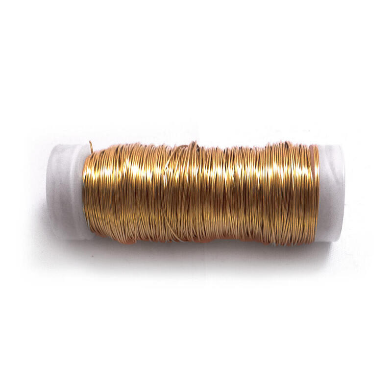 Pack De 3 Unidades - Alambre Laton Nº 6 - 0,40mm X 50m Con Bobina