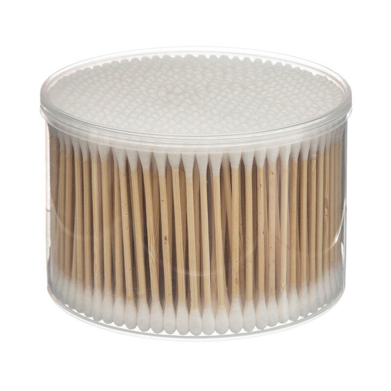 Pack De 3 Unidades - Bastoncillos Algodón De Bambú, 500 Uds