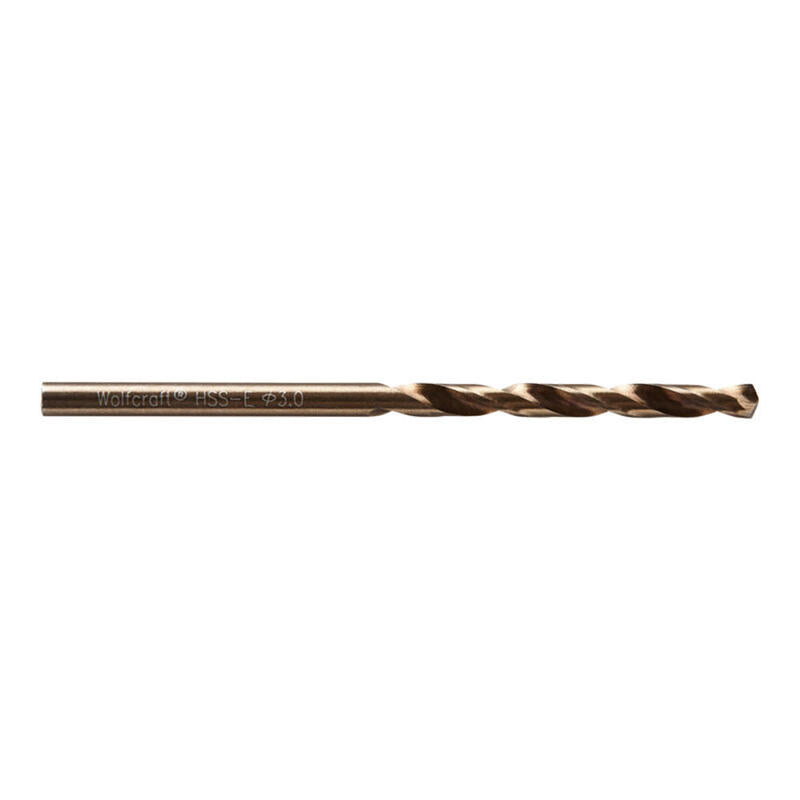 Pack De 3 Unidades - Broca Para Metal Hss Cobalto Rectificada, Ø3x 61 Mm