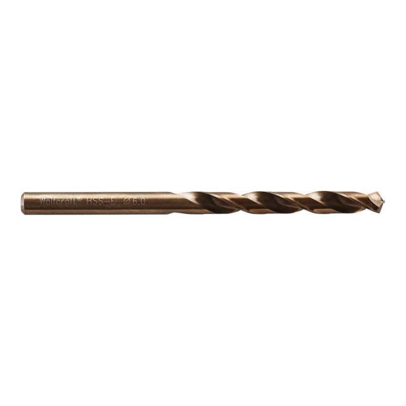 Pack De 3 Unidades - Broca Para Metal Hss Cobalto Rectificada, Ø6 X 93 Mm