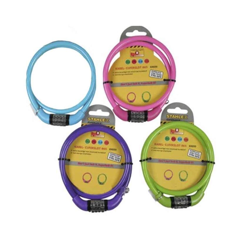 Pack De 3 Unidades - Candado Economico Con Combinacion Colores Surtidos