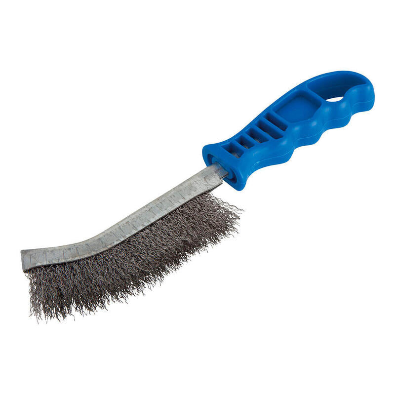 Pack De 3 Unidades - Cepillo Metálico De Mano, Acero, Con Mango De Plástico, 265 Mm