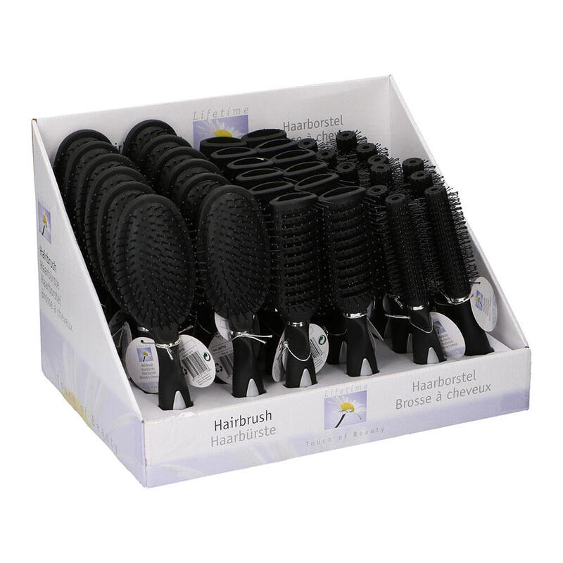 Pack De 3 Unidades - Cepillo Para El Cabello Touch Of Beauty Modelos Surtidos