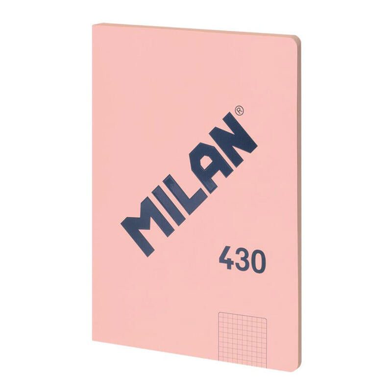 Pack De 3 Unidades - Cuaderno A4 Cuadriculado Encolado, Rosa.