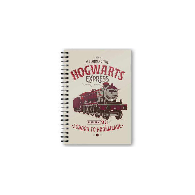 Pack De 3 Unidades - Cuaderno A5 3d All Aboard The Hogwarts Express Harry Potter