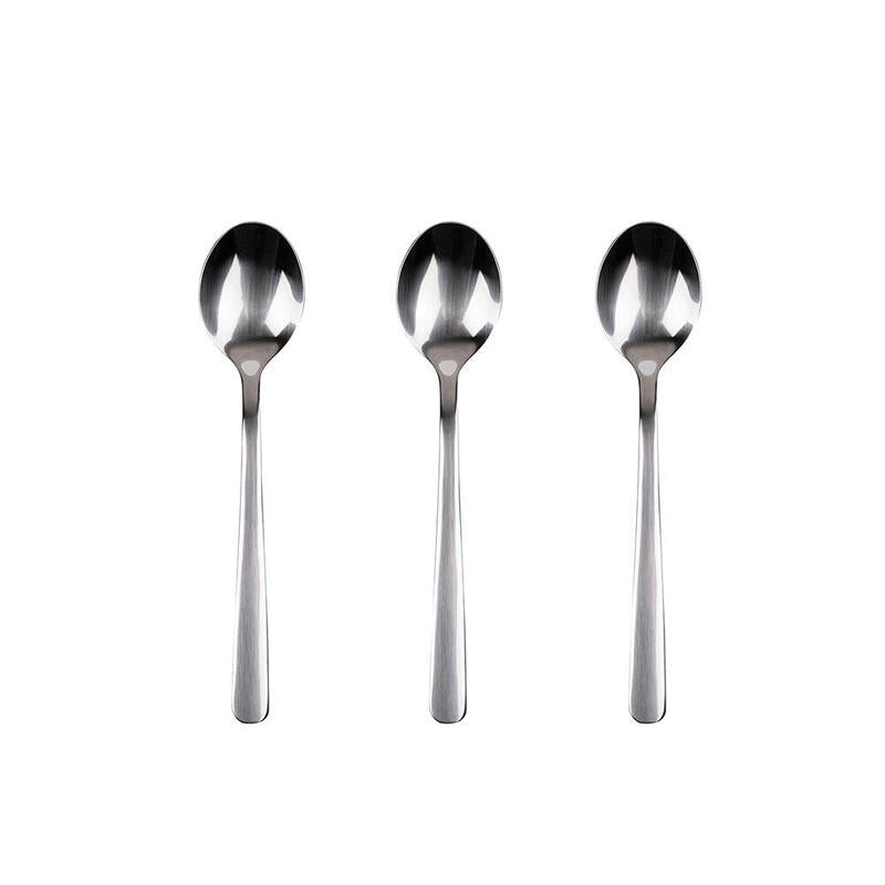 Pack De 3 Unidades - Cucharilla De Acero Inoxidable Reciclado Brillo Earth 3 Uds
