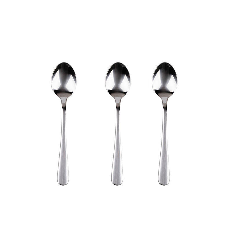 Pack De 3 Unidades - Cucharilla De Acero Inoxidable Reciclado Brillo Natur 3 Uds