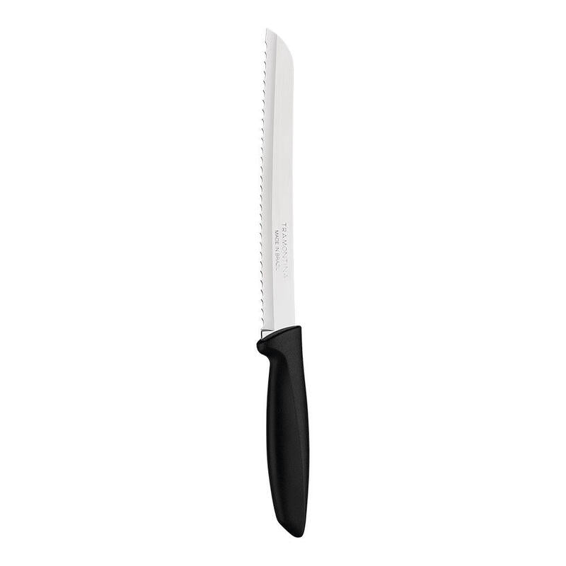 Pack De 3 Unidades - Cuchillo Para Pan 8" Plenus Negro Tramontina
