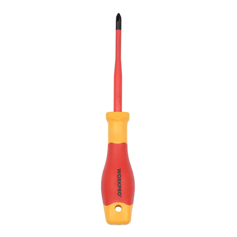 Pack De 3 Unidades - Destornillador Plano Aislado 10 X 55 X 125mm Workpro