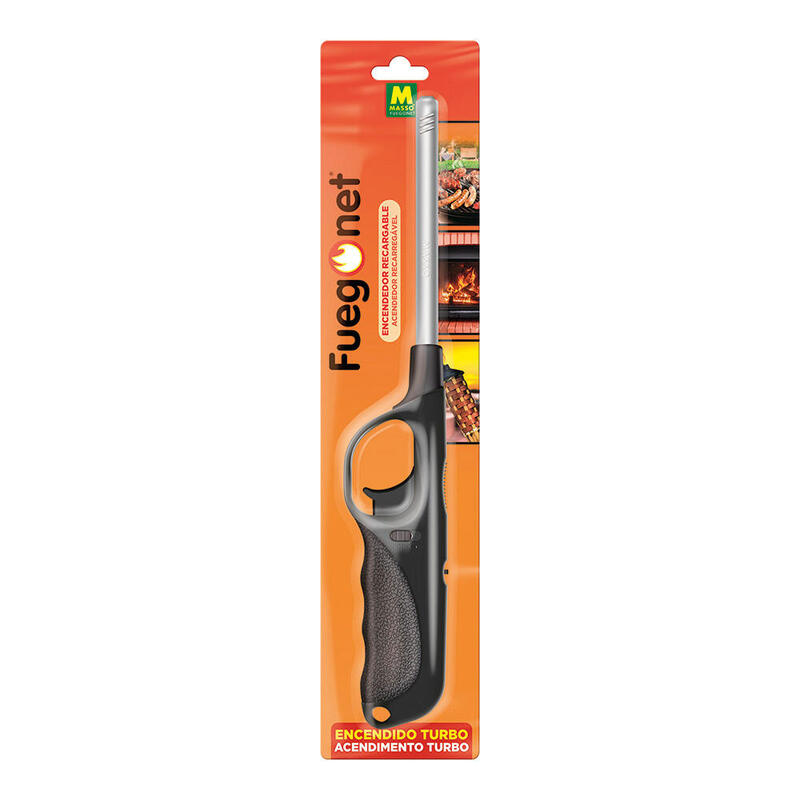 Pack De 3 Unidades - Encendedor Recargable Fuegonet, Colores / Modelos Surtidos