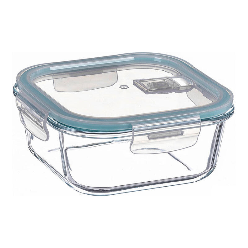 Pack De 3 Unidades - Fiambrera Borosilicato Cuadrada Hermética 300 Ml