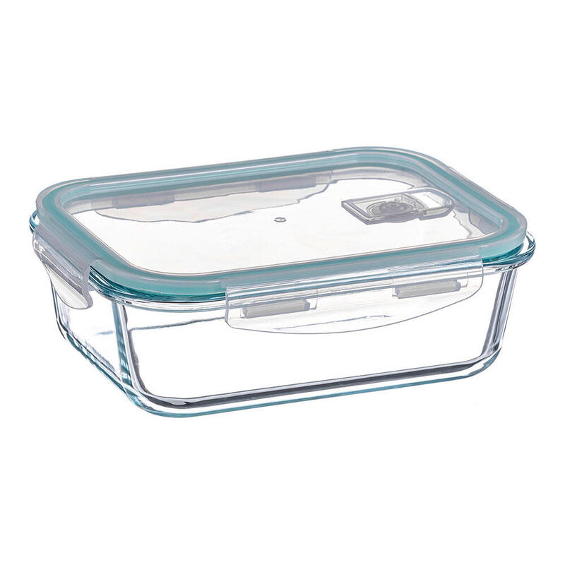 Pack De 3 Unidades - Fiambrera Borosilicato Rectangular Hermética 370 Ml