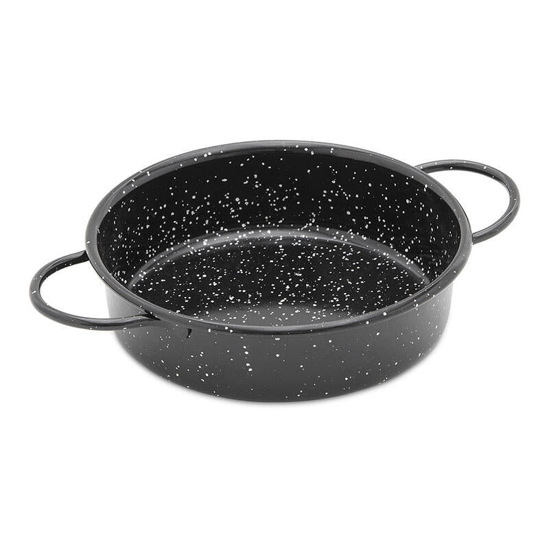 Pack De 3 Unidades - Fuente Con Asas Esmaltada Ø16 Cm