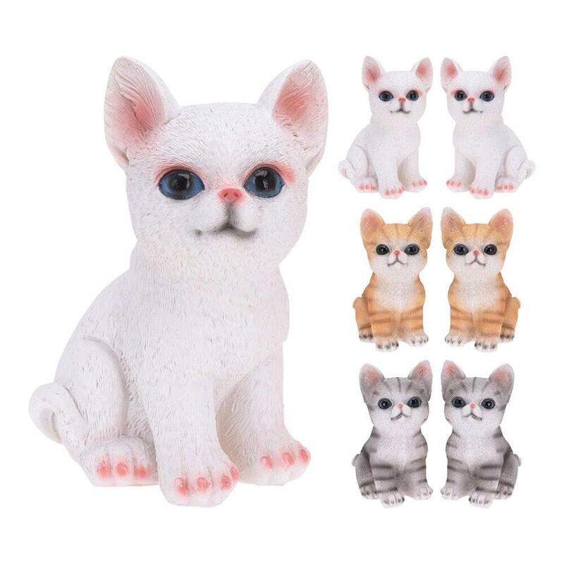 Pack De 3 Unidades - Gato De Polipiedra, Modelos Variados, 110 X 80 X 145 Mm