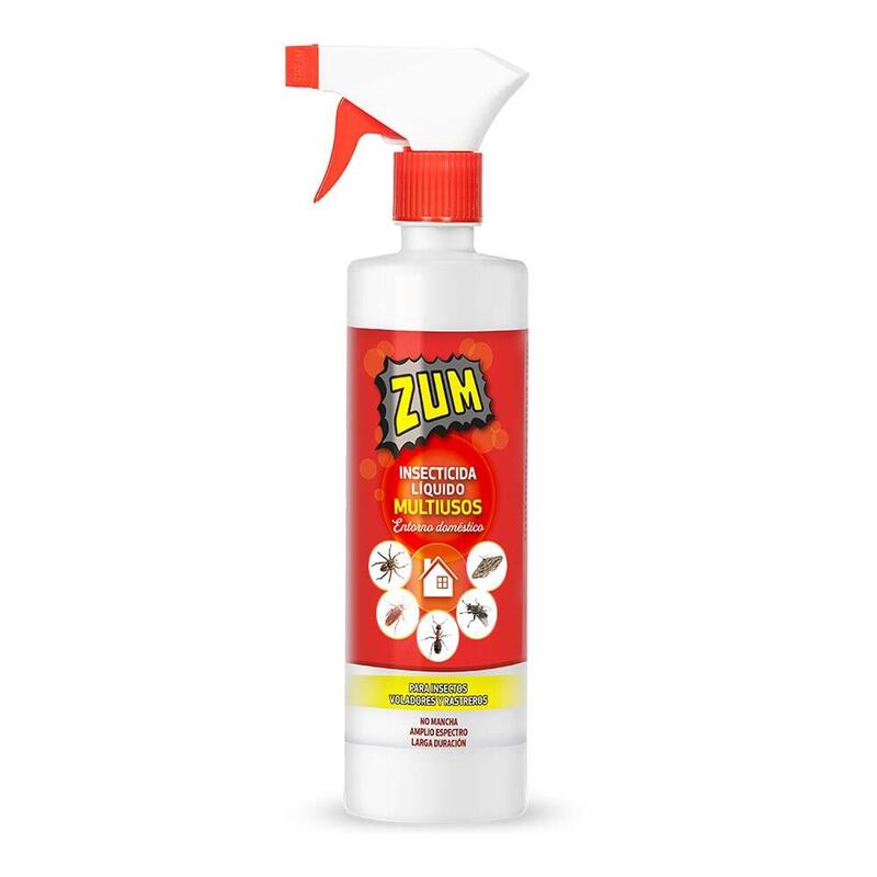 Pack De 3 Unidades - Insecticida Líquido Para Insectos Voladores Y Rastreros, Multiusos Pistola, 500 Ml
