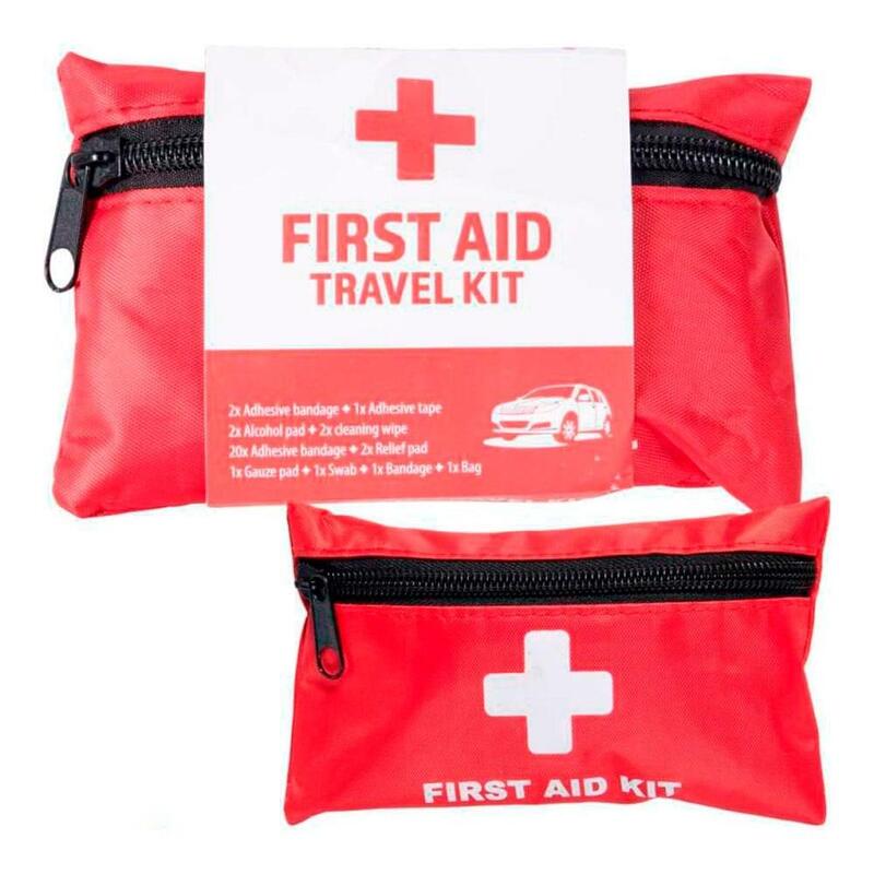 Pack De 3 Unidades - Kit Primeros Auxilios Para Viajes Con 33 Piezas
