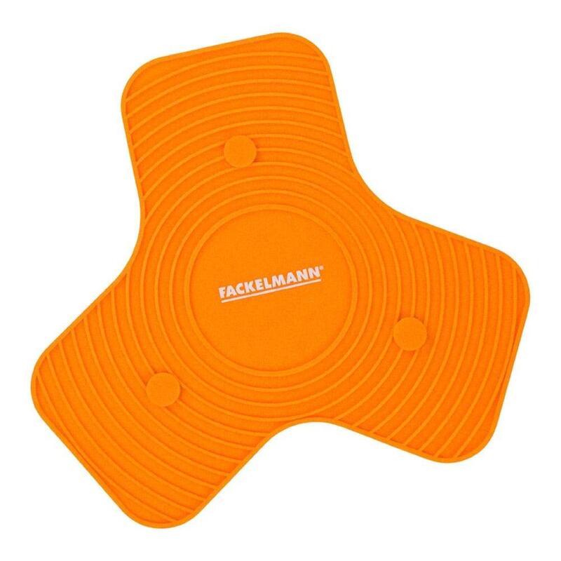 Pack De 3 Unidades - Salvamantel De Silicona Naranja, Soft Con Imán
