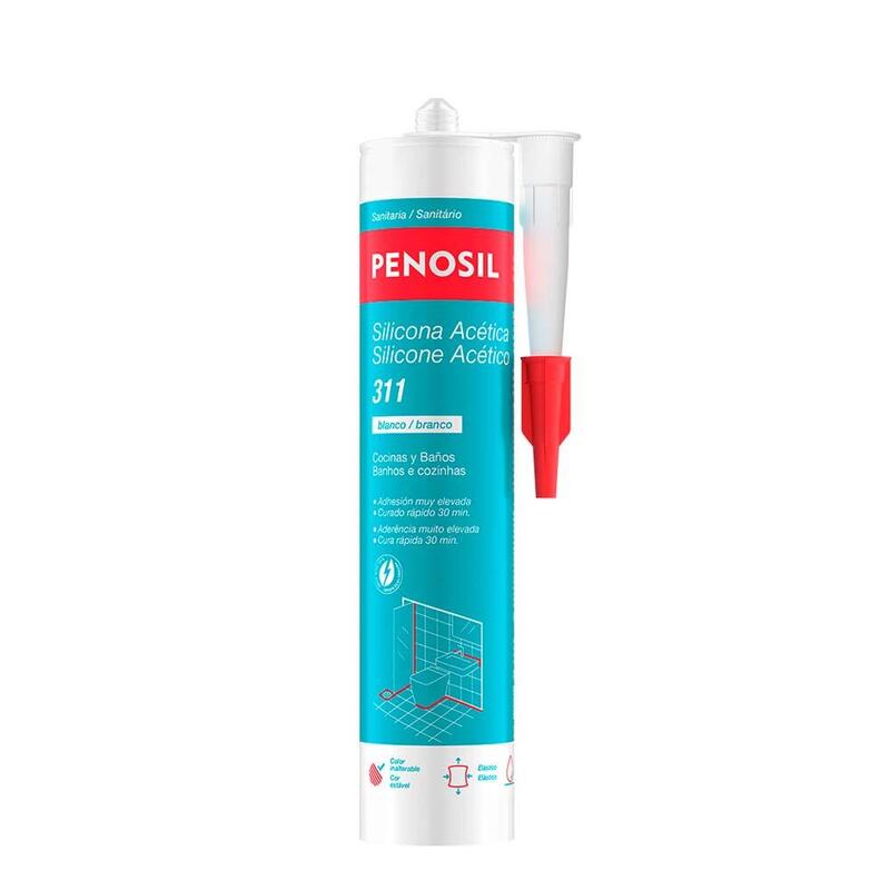 Pack De 3 Unidades - Silicona Acética Cocinas Y Baños 311 Blanca 280 Ml