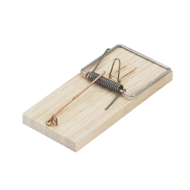 Pack De 3 Unidades - Trampa Para Ratones Tamaño N°1; 4,8 X 11 X 1,2 Cm, Blister 2 Uds