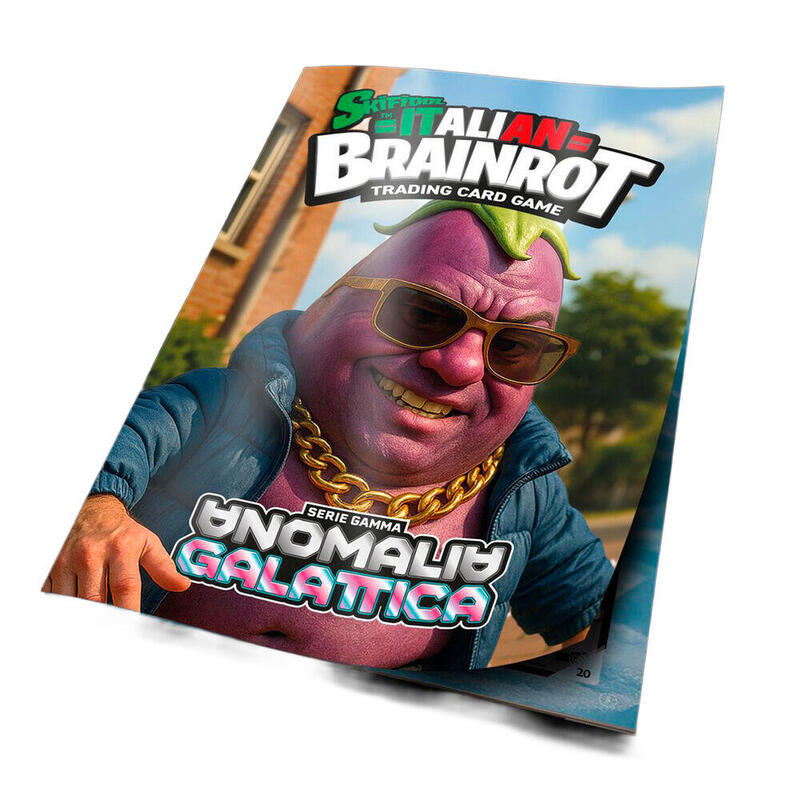 Pack De 30 Unidades - Album + Sobre De 7 Cartas Coleccionables Anomalia Galactica Serie 3 Italian Brainrot Italiano