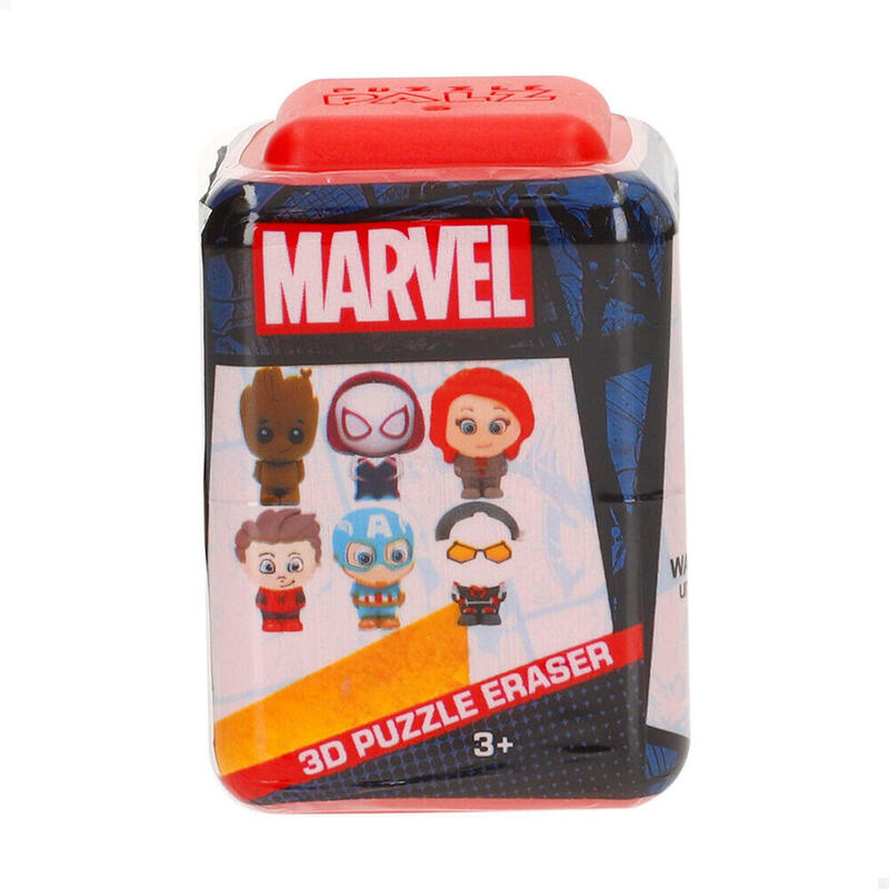 Pack De 30 Unidades - Capsula Puzzle 3d Goma Borrar Palz Marvel Surtido