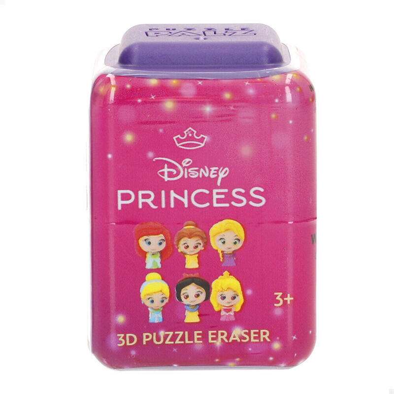Pack De 30 Unidades - Capsula Puzzle 3d Goma Borrar Palz Princesas Disney Surtido