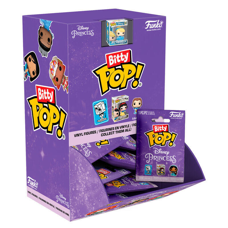 Pack De 32 Unidades - Figura Bitty Pop Disney Princesas Surtido