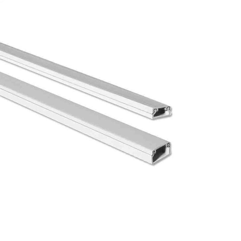 Pack De 32 Unidades - Mini Canal Blanca 2 M 10 X 20 Mm (Precio Por Metro)