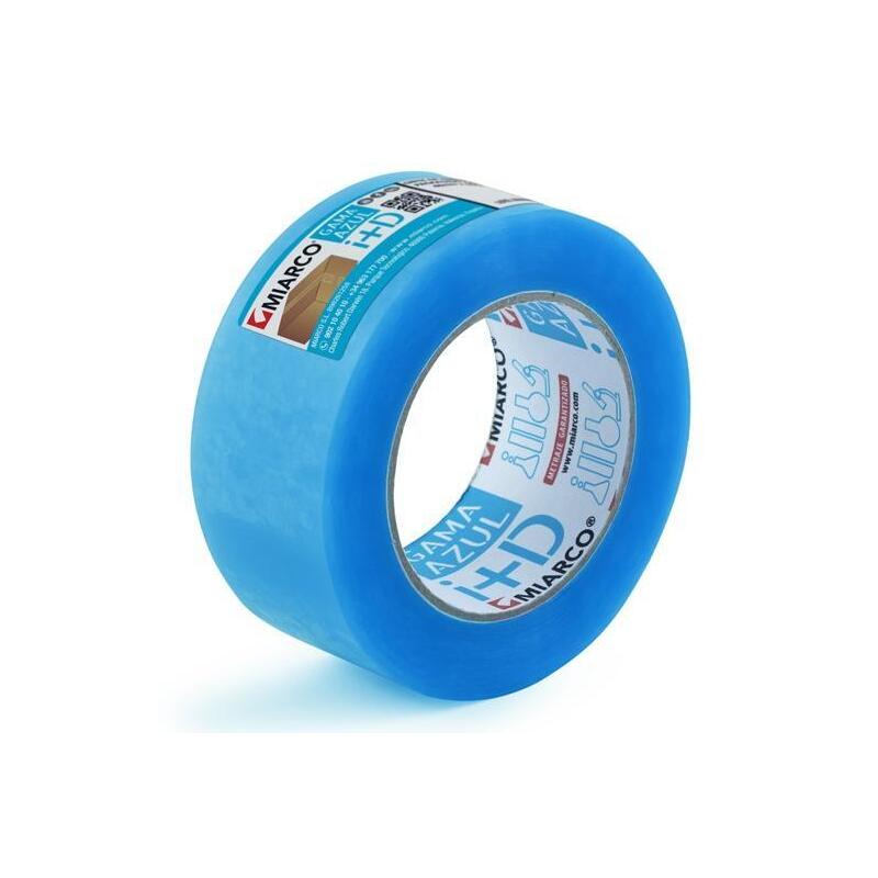 Pack De 36 Unidades Miarco Cinta De Embalaje Gama Azul Rollo 48x132 Transparente