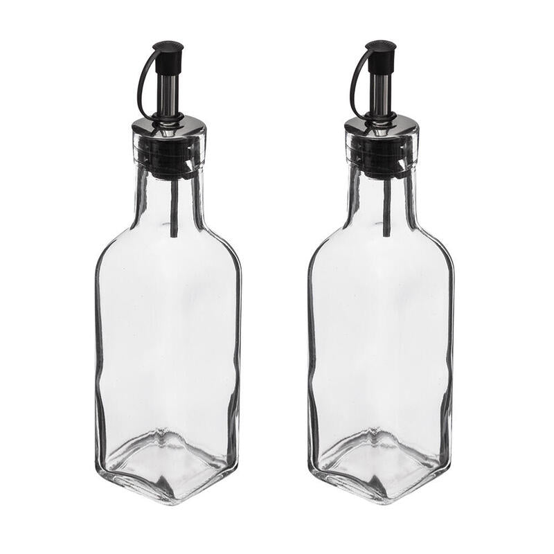 Pack De 4 Unidades - Aceitera Y Vinagrera De Cristal 160 Ml