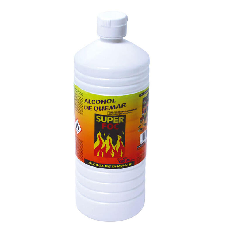 Pack De 4 Unidades - Alcohol De Quemar 1000ml. Super Foc